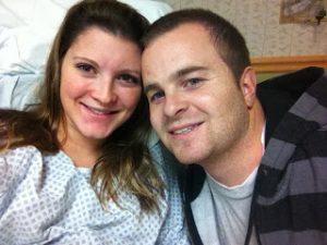Salt Lake city doula Meagan Heaton and her husband before first baby is born